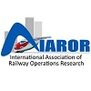 IAROR—International Association of Railway Operations Research. Logotype and link to website.