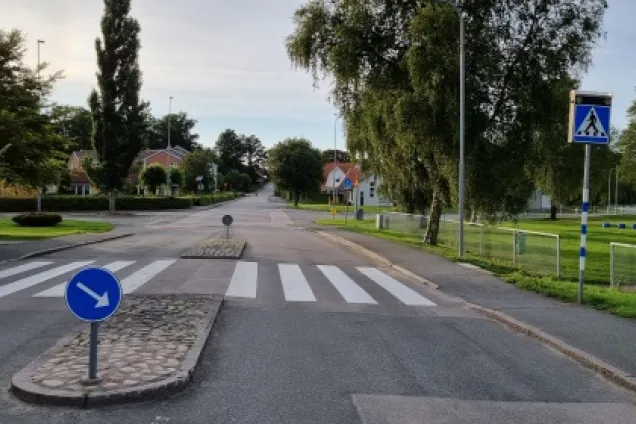 Övergångsställe. Foto.